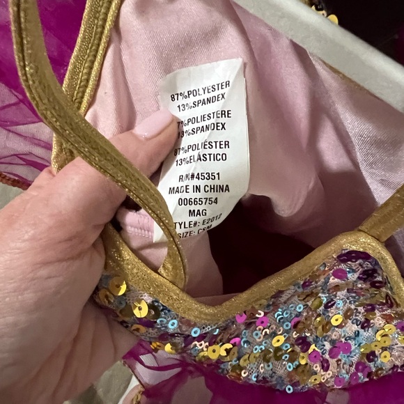 Dance Costume Dress Curtain Call Pink Passion E2012 - Picture 5 of 5